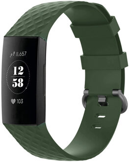Imoshion Siliconen bandje voor de Fitbit Charge 3 / 4 - Donkergroen - One size