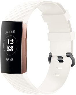 Imoshion Siliconen bandje voor de Fitbit Charge 3 / 4 - Wit - One size