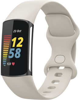 Imoshion Siliconen bandje voor de Fitbit Charge 5 / 6 - L - Beige - Large