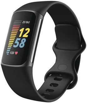 Imoshion Siliconen bandje voor de Fitbit Charge 5 / 6 - S - Zwart - Small