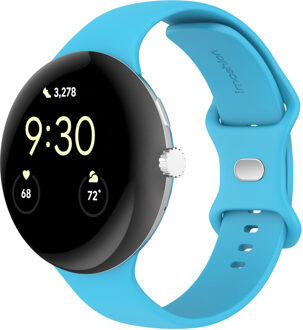Imoshion Siliconen⁺ bandje voor de Google Pixel Watch 3 / 4 (45 mm) - Maat L - Blauw - 45 mm
