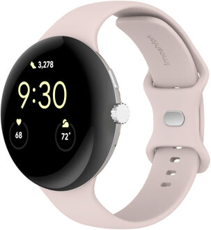 Imoshion Siliconen⁺ bandje voor de Google Pixel Watch 3 / 4 (45 mm) - Maat L - Roze - 45 mm