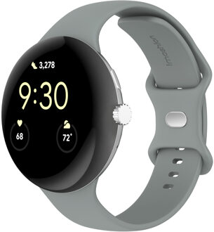 Imoshion Siliconen⁺ bandje voor de Google Pixel Watch 3 / 4 (45 mm) - Maat S - Grijs - 45 mm