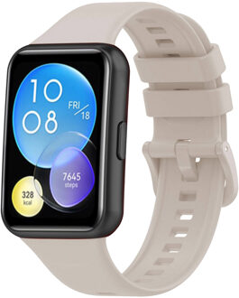 Imoshion Siliconen bandje voor de Huawei Watch Fit 2 - Beige - One size