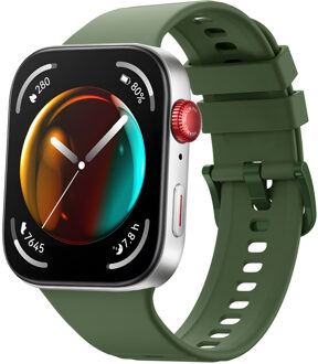 Imoshion Siliconen bandje voor de Huawei Watch Fit 4 / 4 Pro - Military Green Donkergroen - One size