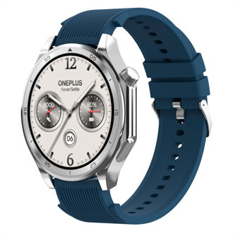 Imoshion Siliconen bandje voor de OnePlus Watch 3 / 2 / 2R / Oppo Watch X2 / X - Donkerblauw - One size