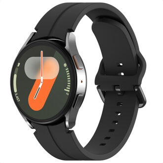 Imoshion Siliconen bandje voor de Samsung Galaxy Watch 4 / 5 / 6 / 7 (20 mm) - Zwart - One size