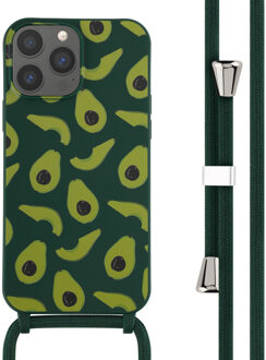 Imoshion Siliconen design hoesje met koord voor de Apple iPhone 13 Pro Max - Avocado Green Groen
