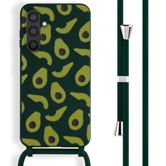 Imoshion Siliconen design hoesje met koord voor de Samsung Galaxy S23 FE - Avocado Green Groen