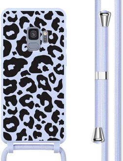 Imoshion Siliconen design hoesje met koord voor de Samsung Galaxy S9 - Animal Lila Meerkleurig