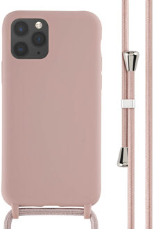Imoshion Siliconen hoesje met koord voor de Apple iPhone 11 Pro - Sand Pink Roze