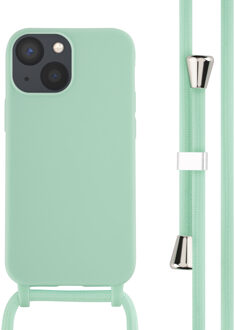 Imoshion Siliconen hoesje met koord voor de Apple iPhone 13 Mini - Mintgroen