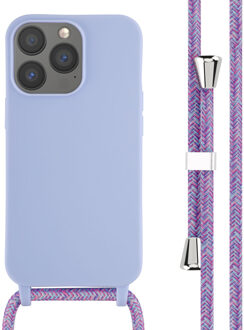 Imoshion Siliconen hoesje met koord voor de Apple iPhone 13 Pro - Paars