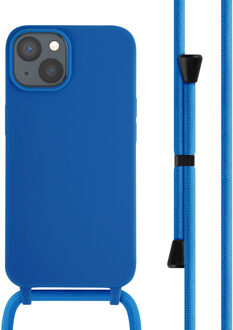 Imoshion Siliconen hoesje met koord voor de Apple iPhone 14 - Blauw