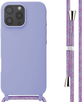 Imoshion Siliconen hoesje met koord voor de Apple iPhone 16 Pro Max - Paars