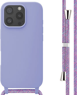 Imoshion Siliconen hoesje met koord voor de Apple iPhone 16 Pro - Paars