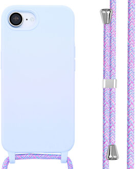 Imoshion Siliconen hoesje met koord voor de Apple iPhone 16e - Paars