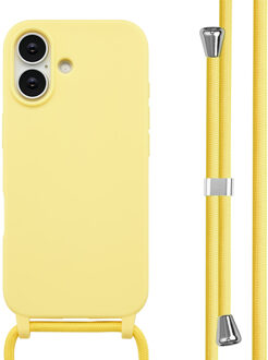 Imoshion Siliconen hoesje met koord voor de Apple iPhone 17 - Geel