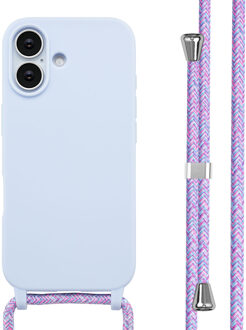 Imoshion Siliconen hoesje met koord voor de Apple iPhone 17 - Paars