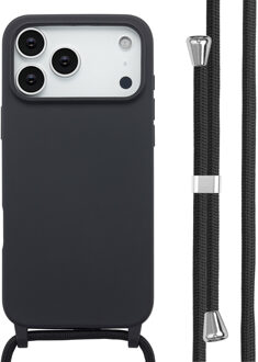 Imoshion Siliconen hoesje met koord voor de Apple iPhone 17 Pro Max - Zwart