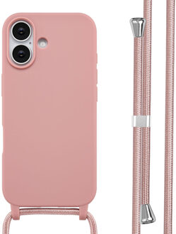 Imoshion Siliconen hoesje met koord voor de Apple iPhone 17 - Sand Pink Roze