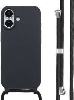 Imoshion Siliconen hoesje met koord voor de Apple iPhone 17 - Zwart