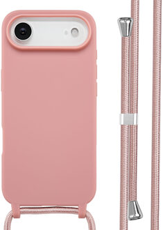 Imoshion Siliconen hoesje met koord voor de Apple iPhone Air - Sand Pink Roze
