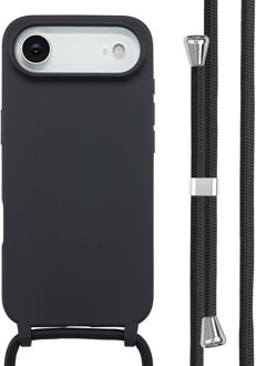 Imoshion Siliconen hoesje met koord voor de Apple iPhone Air - Zwart