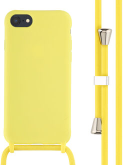 Imoshion Siliconen hoesje met koord voor de Apple iPhone SE (2022 / 2020) / 8 / 7 - Geel