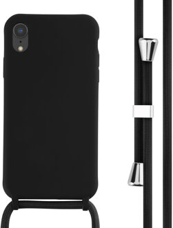 Imoshion Siliconen hoesje met koord voor de Apple iPhone Xr - Zwart
