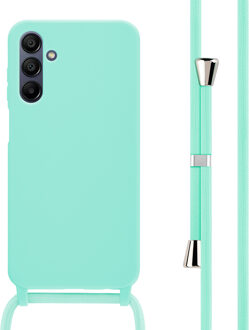 Imoshion Siliconen hoesje met koord voor de Samsung Galaxy A15 (5G/4G) - Mintgroen