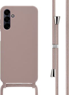 Imoshion Siliconen hoesje met koord voor de Samsung Galaxy A15 (5G/4G) - Sand Pink Roze