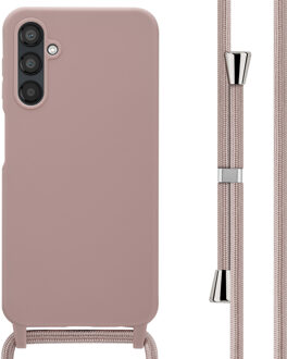 Imoshion Siliconen hoesje met koord voor de Samsung Galaxy A25 (5G) - Sand Pink Roze