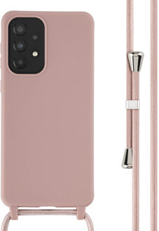 Imoshion Siliconen hoesje met koord voor de Samsung Galaxy A33 - Sand Pink Roze