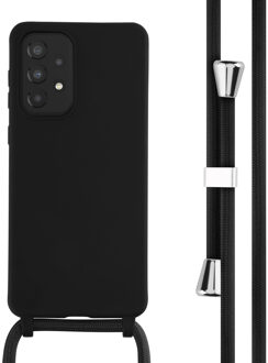 Imoshion Siliconen hoesje met koord voor de Samsung Galaxy A33 - Zwart