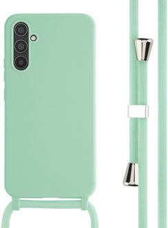 Imoshion Siliconen hoesje met koord voor de Samsung Galaxy A34 (5G) - Mintgroen