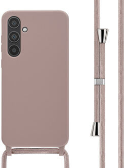 Imoshion Siliconen hoesje met koord voor de Samsung Galaxy A35 - Sand Pink Roze