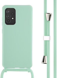 Imoshion Siliconen hoesje met koord voor de Samsung Galaxy A52(s) (5G/4G) - Mintgroen