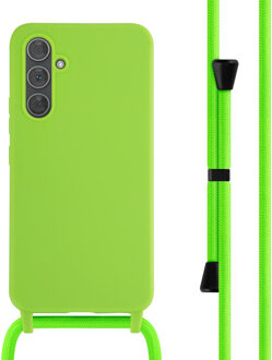 Imoshion Siliconen hoesje met koord voor de Samsung Galaxy A54 (5G) - Fluor Groen