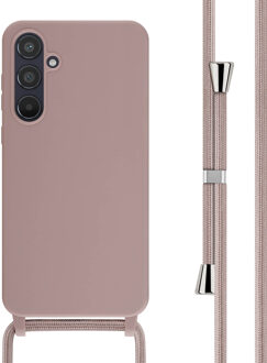 Imoshion Siliconen hoesje met koord voor de Samsung Galaxy A55 - Sand Pink Roze