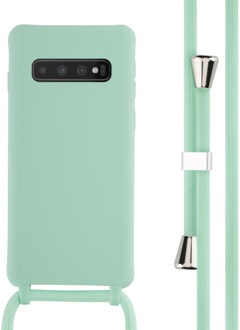 Imoshion Siliconen hoesje met koord voor de Samsung Galaxy S10 - Mintgroen