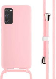 Imoshion Siliconen hoesje met koord voor de Samsung Galaxy S20 FE - Roze