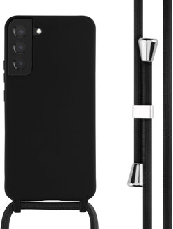 Imoshion Siliconen hoesje met koord voor de Samsung Galaxy S22 Plus - Zwart
