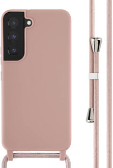 Imoshion Siliconen hoesje met koord voor de Samsung Galaxy S22 - Sand Pink Roze
