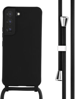 Imoshion Siliconen hoesje met koord voor de Samsung Galaxy S22 - Zwart