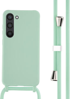 Imoshion Siliconen hoesje met koord voor de Samsung Galaxy S23 - Mintgroen