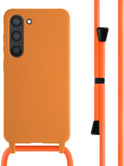 Imoshion Siliconen hoesje met koord voor de Samsung Galaxy S23 - Oranje