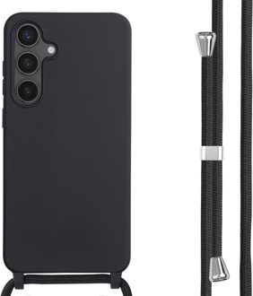 Imoshion Siliconen hoesje met koord voor de Samsung Galaxy S24 FE - Zwart