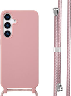 Imoshion Siliconen hoesje met koord voor de Samsung Galaxy S25 Plus - Sand Pink Roze