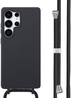Imoshion Siliconen hoesje met koord voor de Samsung Galaxy S25 Ultra - Zwart